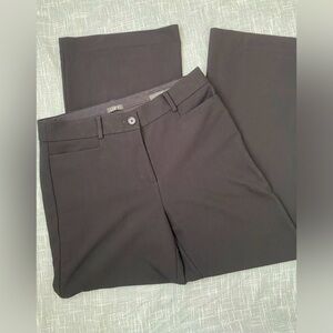 LOFT Black High-Waist Trousers | Size 10
